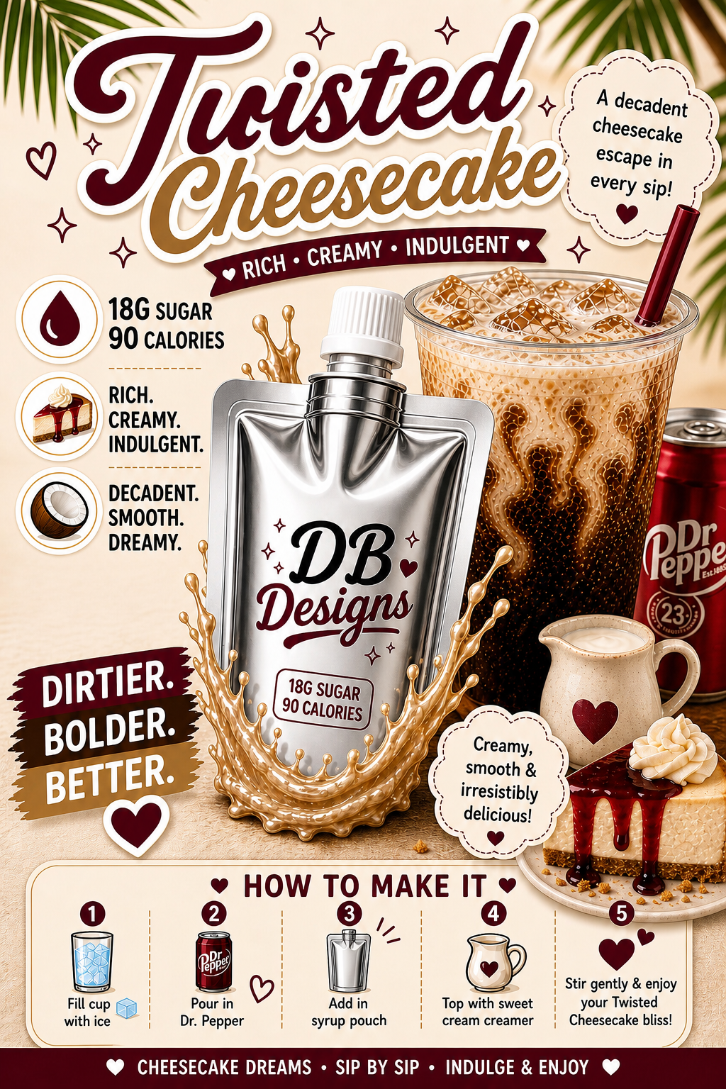 Dirty Soda Single Serve Syrup Pouch