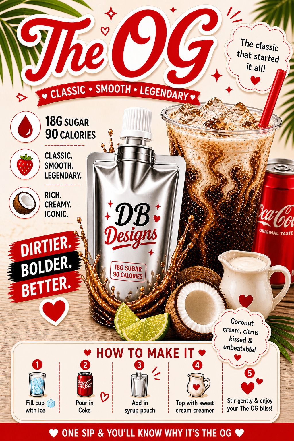 Dirty Soda Single Serve Syrup Pouch