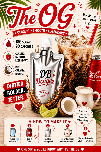 Dirty Soda Single Serve Syrup Pouch