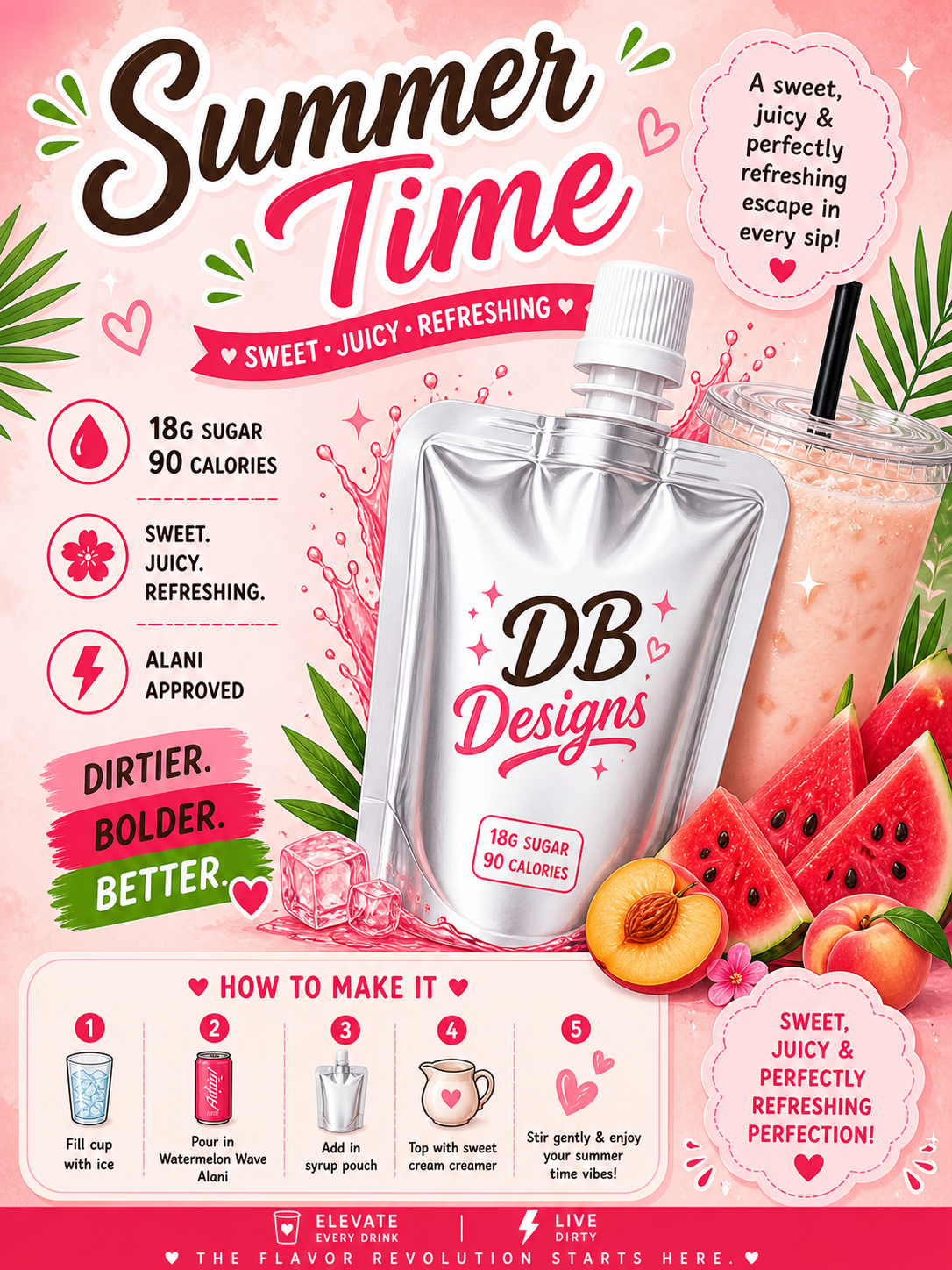Dirty Alani Single Serve Syrup Pouch