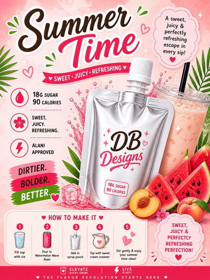 Dirty Alani Single Serve Syrup Pouch