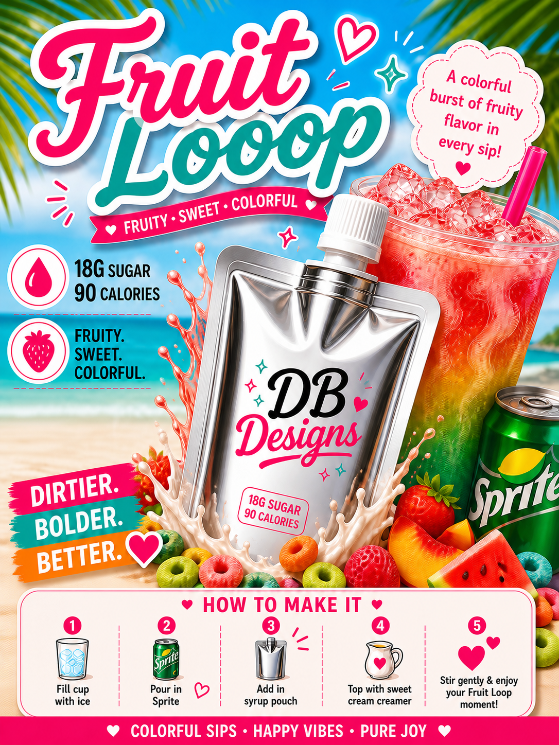 Dirty Soda Single Serve Syrup Pouch