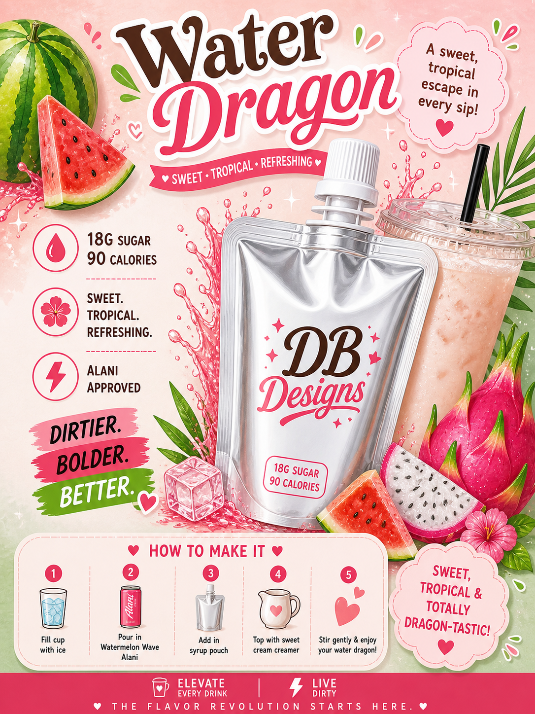 Dirty Alani Single Serve Syrup Pouch