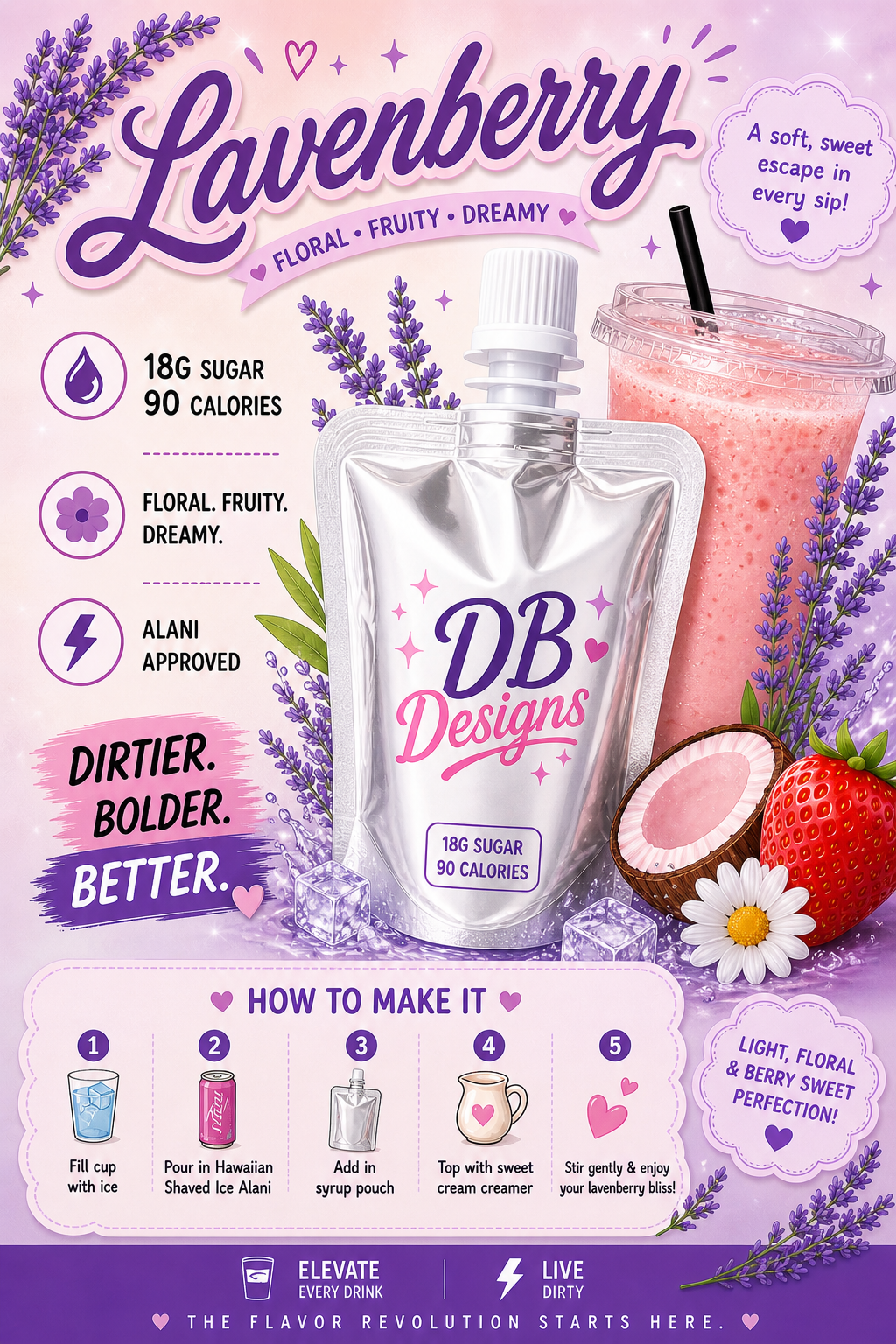 Dirty Alani Single Serve Syrup Pouch