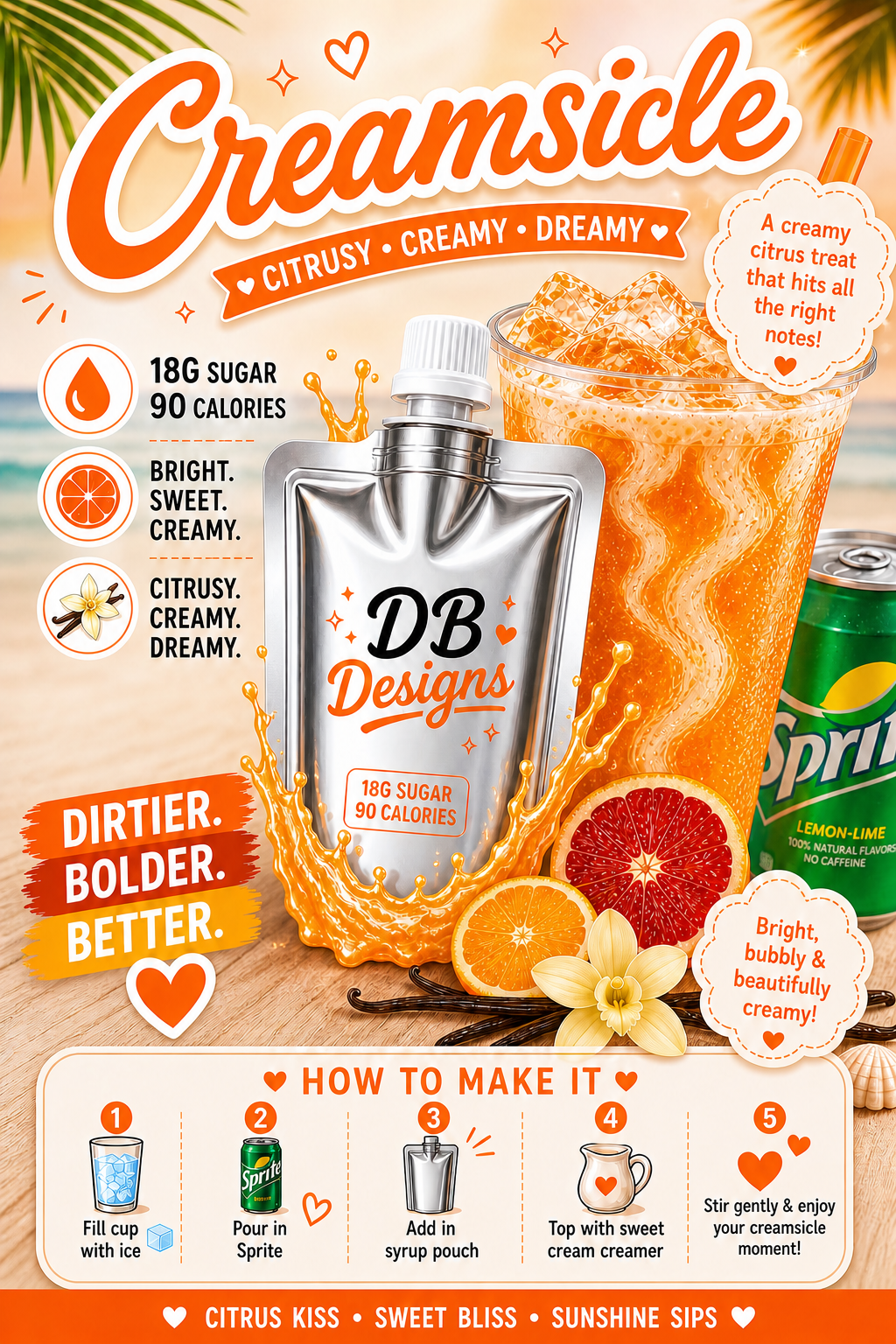 Dirty Soda Single Serve Syrup Pouch