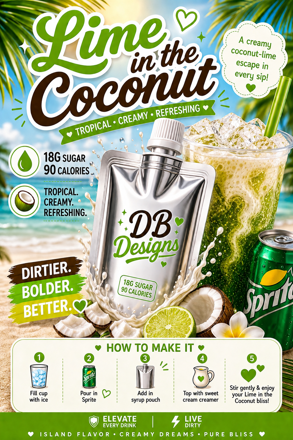 Dirty Soda Single Serve Syrup Pouch