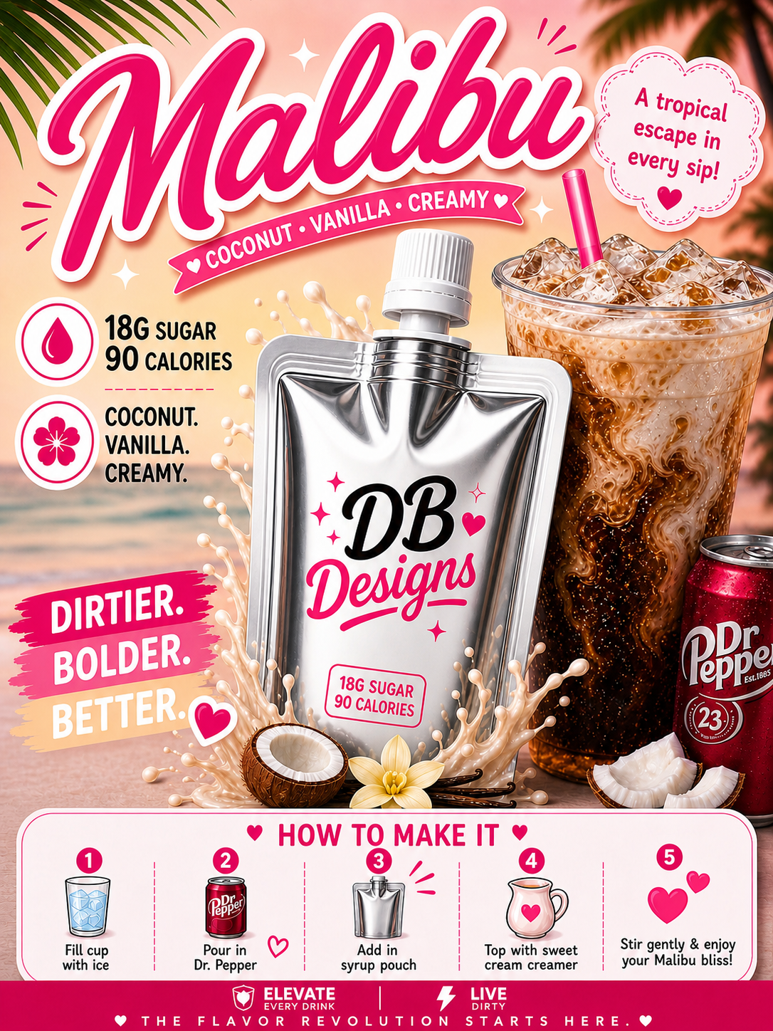 Dirty Soda Single Serve Syrup Pouch