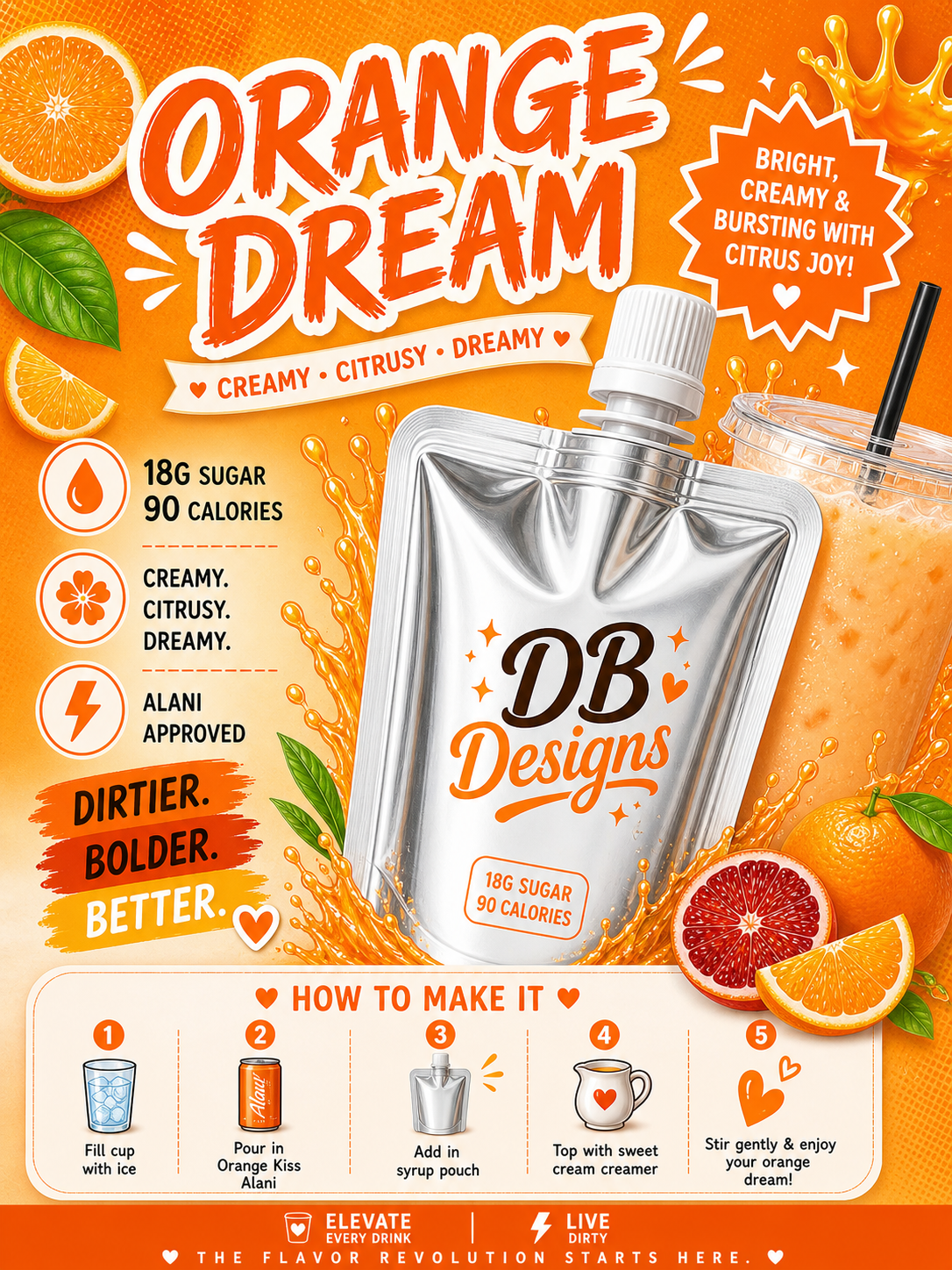 Dirty Alani Single Serve Syrup Pouch