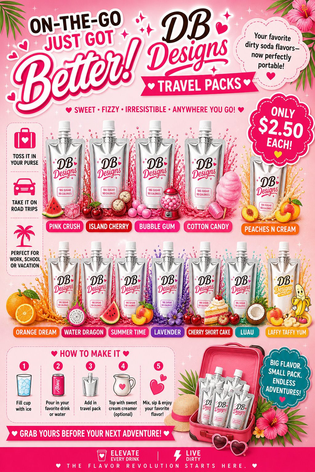 Dirty Alani Single Serve Syrup Pouch