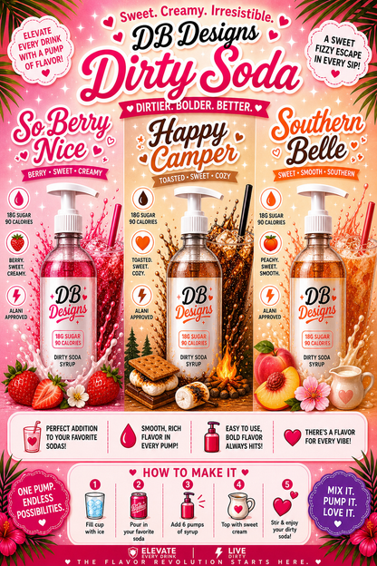 Dirty Soda Syrups