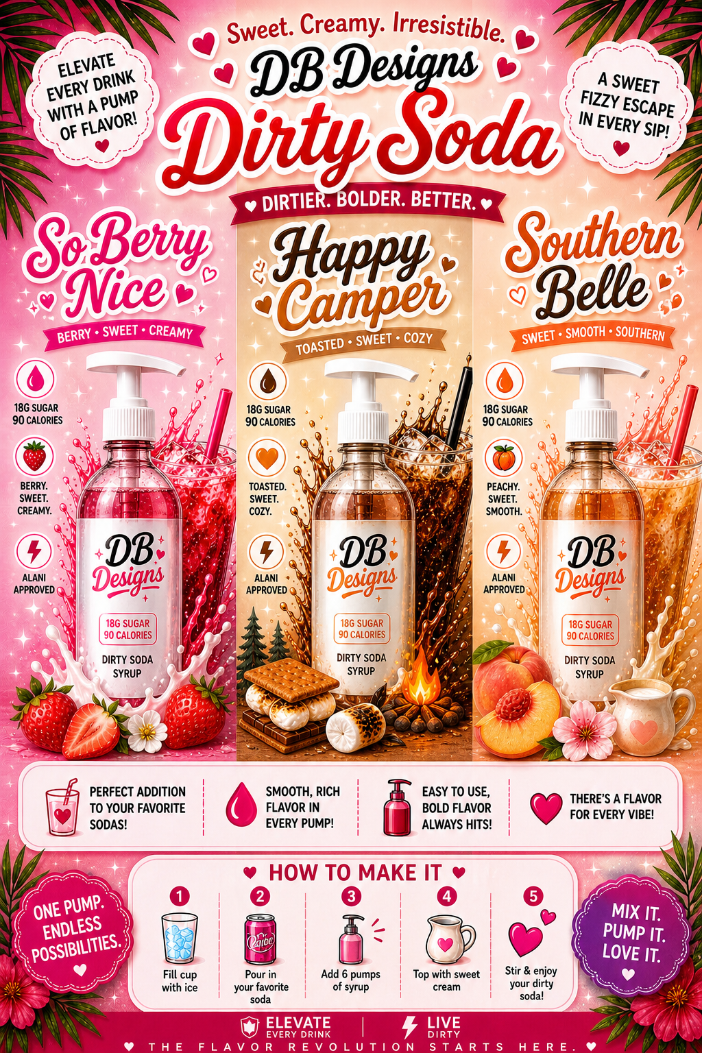 Dirty Soda Syrups