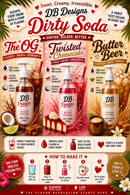 Dirty Soda Syrups