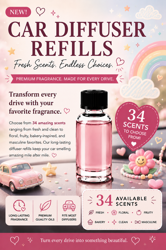 Car Oil Diffuser Refill
